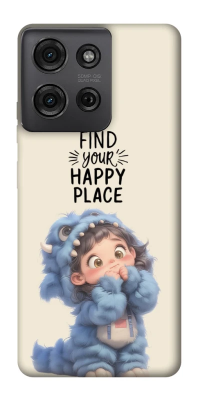 Чохол на Motorola Moto G75 Happy Place фото 1 з 1