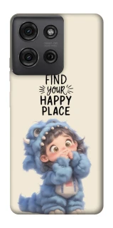 Чохол на Motorola Moto G75 Happy Place фото 1 з 1