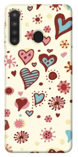 Чохол на Samsung Galaxy A21 Pretty hearts фото 1 з 1