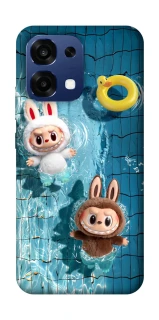Чохол на Oppo A6 Pro 4G/5G Labubu in the pool фото 1 з 2