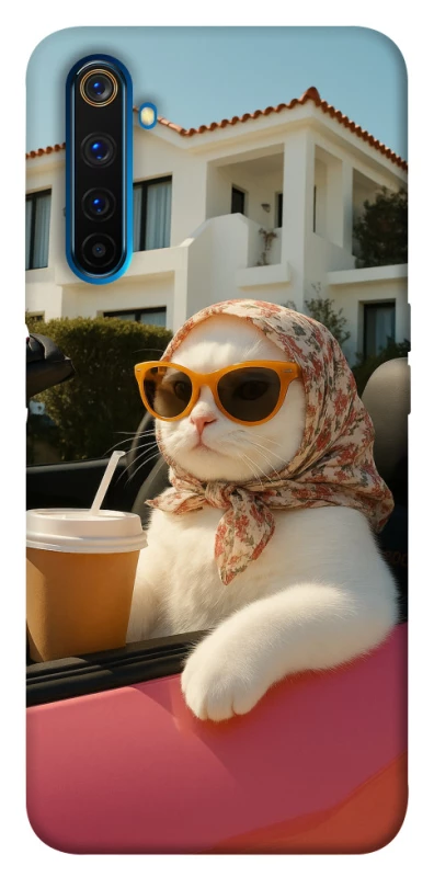 Чохол на Realme 6 Pro Stylish Cat Cruise фото 1 з 1