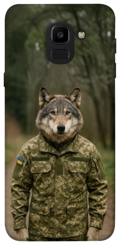 Чохол на Samsung J600F Galaxy J6 (2018) Вовк захисник фото 1 з 1
