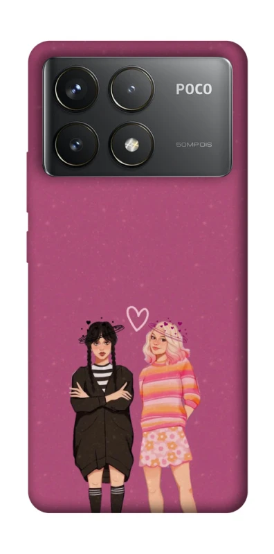 Чохол на Xiaomi Poco F6 Pro Raven & Rainbow Wednesday фото 1 з 1