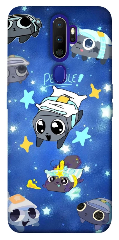 Чохол на Oppo A5 (2020) / Oppo A9 (2020) Pebble kitten stars фото 1 з 1