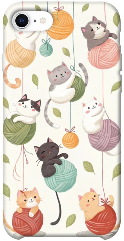 Чохол на Apple iPhone SE (2020) Funny Kittens фото 1 з 1