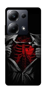 Чохол на Xiaomi Poco M6 Pro 4G Skeleton Heart фото 1 з 1