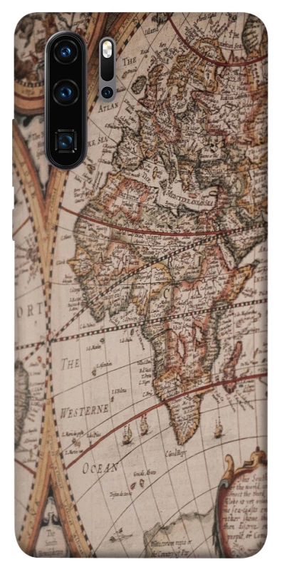 Чехол на Huawei P30 Pro Карта путешествий фото 1 из 1