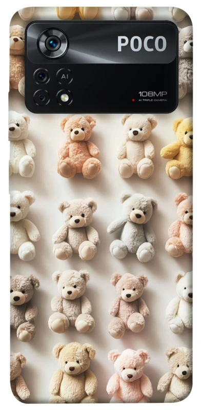 Чохол на Xiaomi Poco X4 Pro 5G Teddy Bears фото 1 з 1
