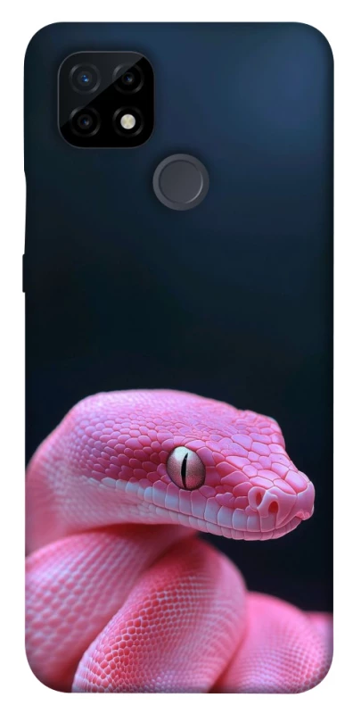 Чохол на Realme C21 Рожева змія фото 1 з 1
