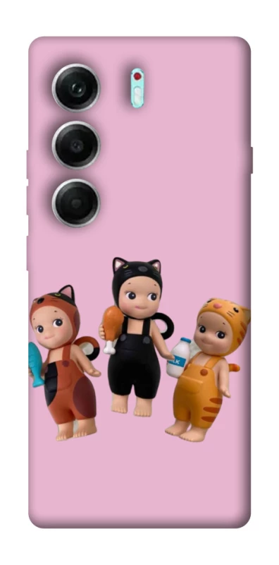 Чохол на Tecno Camon 40 Pro 5G Cat Cafe Trio фото 1 з 1