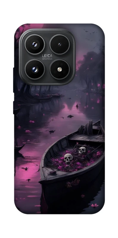 Чохол на Xiaomi 17 Boat and flamingo фото 1 з 1