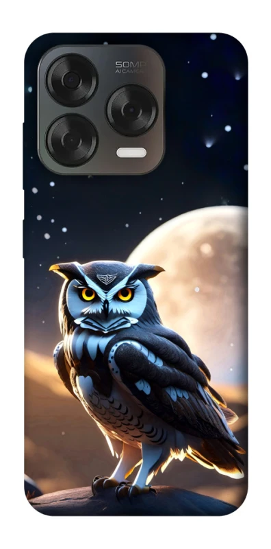 Чехол на ZTE Blade V70 Design Cyber ​​owl фото 2 из 2