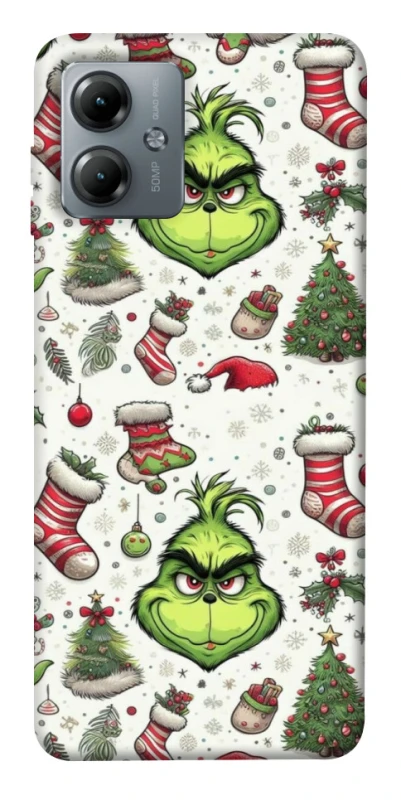 Чохол на Motorola Moto G14 Grinch mood ver.3 фото 1 з 1