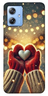Чехол на Motorola Moto G84 Heart in hand фото 1 из 1