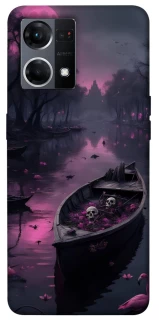 Чохол на Oppo Reno 7 4G Boat and flamingo фото 1 з 1