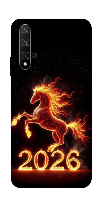 Чохол на Huawei Honor 20 / Nova 5T Red Fire Horse ver.1 фото 1 з 1