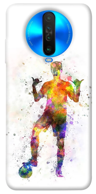 Чехол на Xiaomi Poco X2 Football Player v3 фото 1 из 1