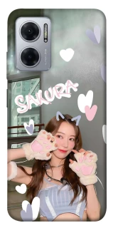 Чехол на Xiaomi Redmi Note 11E Sakura - LE SSERAFIM фото 1 из 1