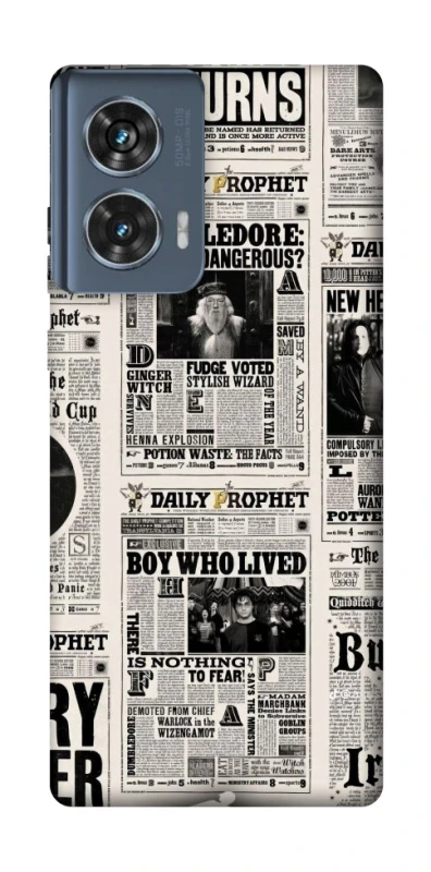 Чохол на Motorola Edge 50 Harry Potter newspaper фото 1 з 1
