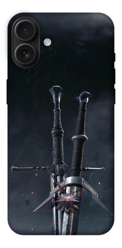 Чохол на Apple iPhone 16 Plus Мечі Ведьмака фото 1 з 1