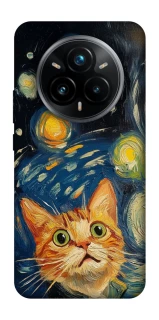 Чехол на Realme 14 Pro+ paint cat фото 1 из 1