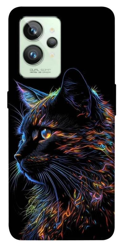 Чохол на Realme GT2 Чорний кіт фото 1 з 1