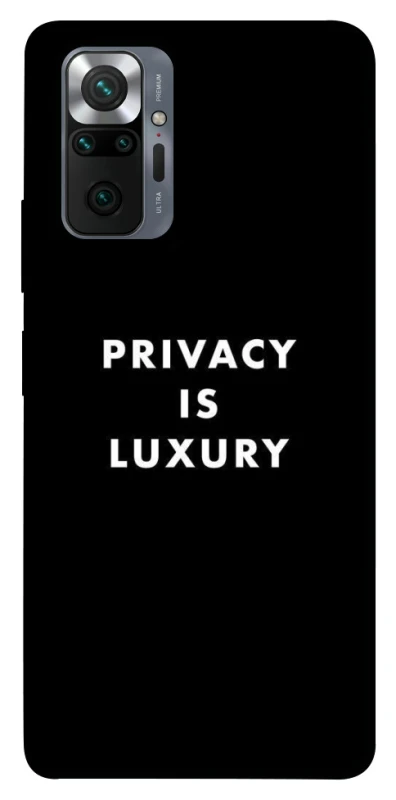 Чехол на Xiaomi Redmi Note 10 Pro Privacy is luxury фото 1 из 1