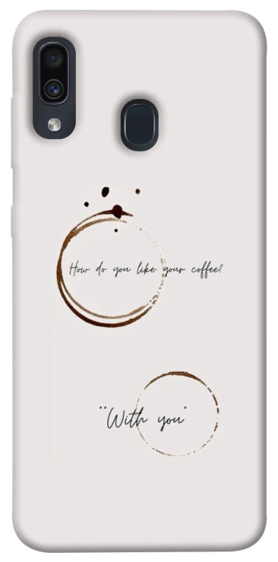 Чохол на Samsung Galaxy A20 / A30 Coffee with you фото 1 з 1