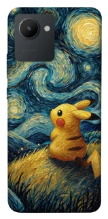 Чохол на Realme C30s Pikachu and Van Gogh фото 1 з 1