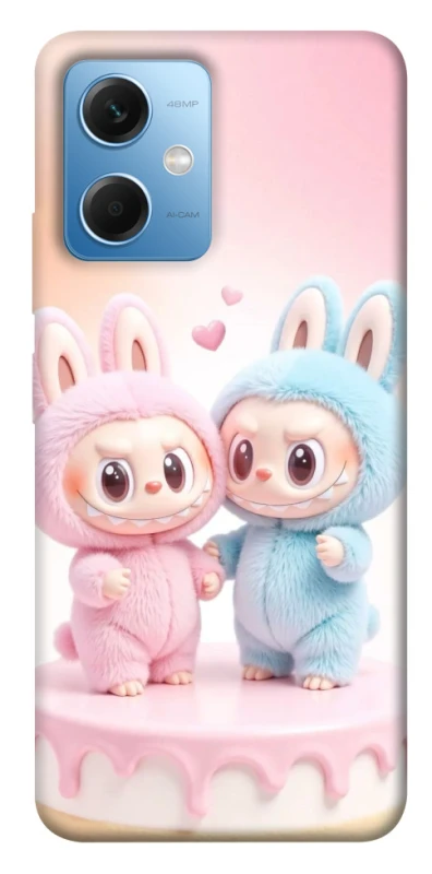 Чохол на Xiaomi Redmi Note 12 5G Labubu Twins фото 1 з 1