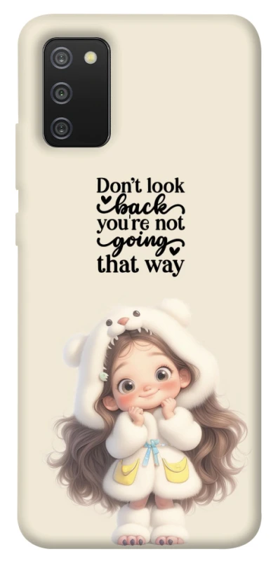 Чохол на Samsung Galaxy A02s Don't look back фото 1 з 1
