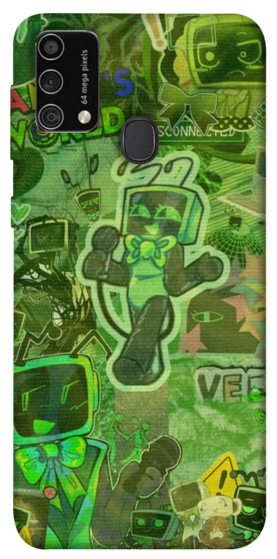 Чохол на Samsung Galaxy M21s Dandysworld tv green theme фото 1 з 1