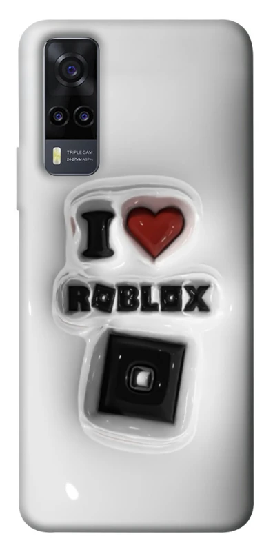 Чохол на Vivo Y31 I love Roblox фото 1 з 1