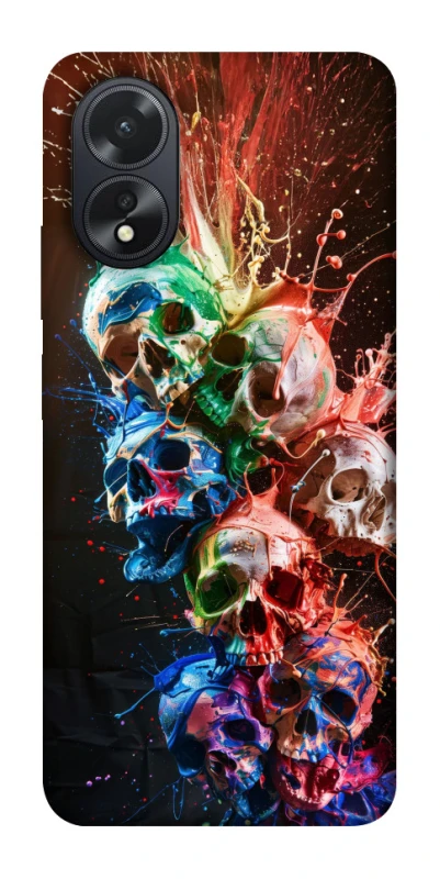 Чохол на Oppo A18 Skulls фото 1 з 1