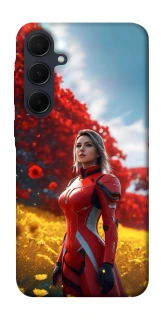 Чехол на Samsung Galaxy A35 Cyber space girl ver.5 фото 1 из 1