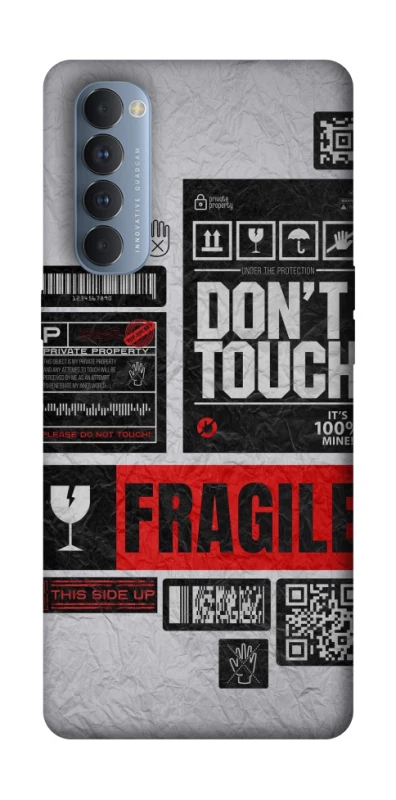 Чохол на Oppo Reno 4 Pro Don't touch фото 1 з 1
