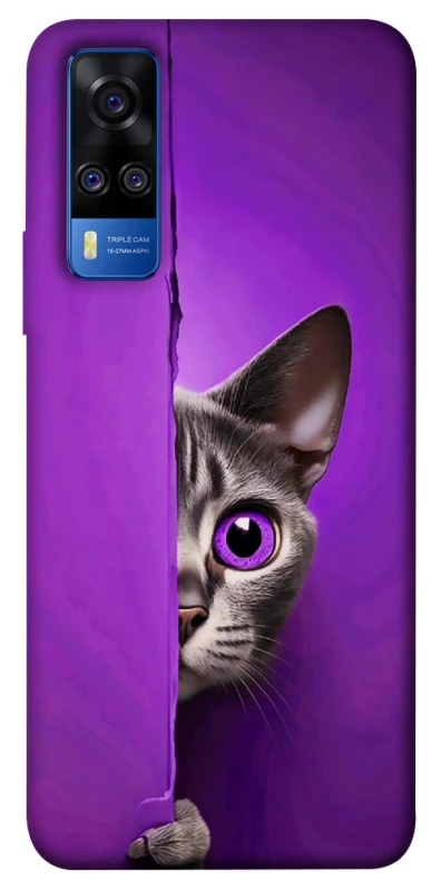 Чохол на Vivo Y51a Кіт-підглядач фото 1 з 1