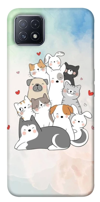 Чохол на Oppo A73 Funny Pets ver.2 фото 1 з 1