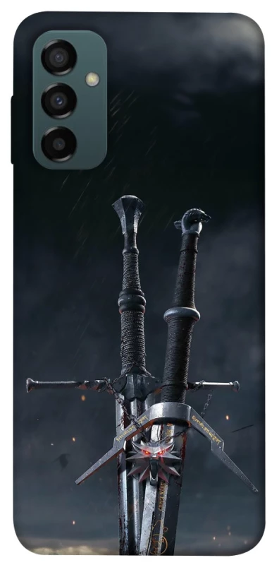 Чехол на Samsung Galaxy M14 5G Мечи Ведьмака фото 1 из 1