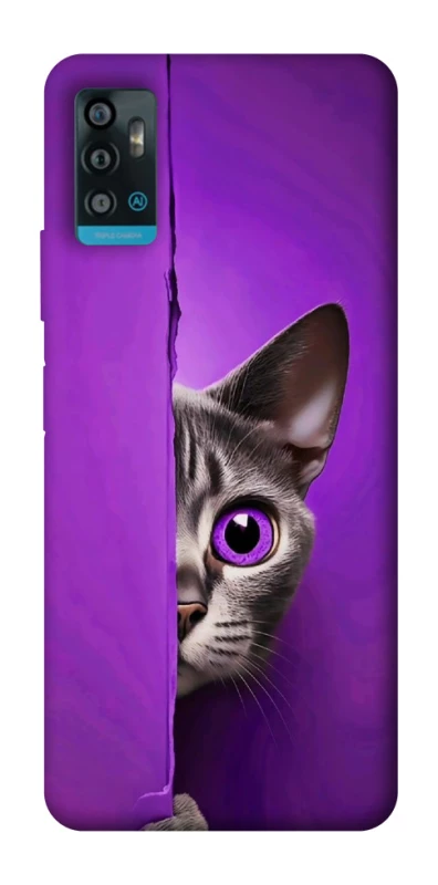 Чохол на ZTE Blade A71 Кіт-підглядач фото 1 з 1