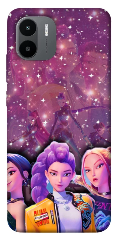 Чохол на Xiaomi Redmi A1+ / Poco C50 / A2+ k-pop demon hunters v6 фото 1 з 1