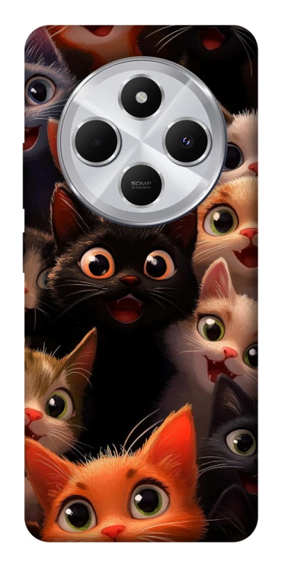 Чохол на Xiaomi Redmi 14C / Poco C75 happy cats фото 1 з 1