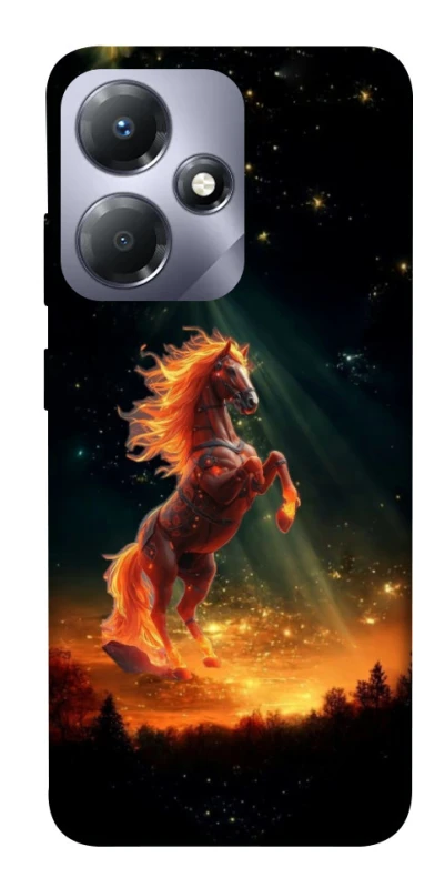 Чохол на Infinix Hot 30i Red Fire Horse ver.2 фото 1 з 1
