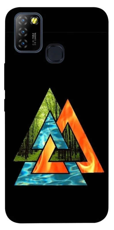 Чехол на Infinix Hot 10 Lite Валькнут v4 фото 1 из 1