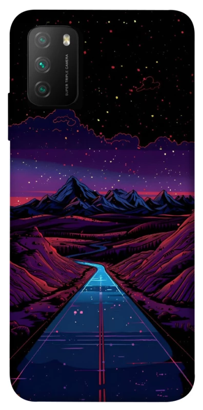 Чохол на Xiaomi Poco M3 Cyber mountain фото 1 з 1