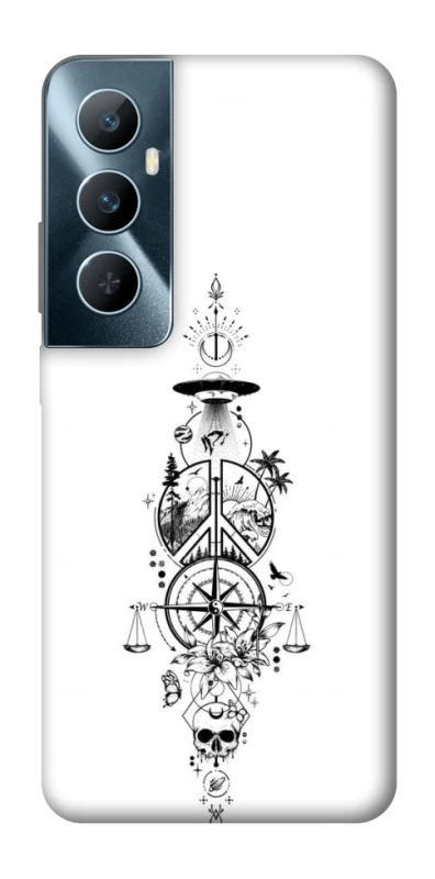 Чехол на Realme C65 4G Tattoo ver.7 фото 1 из 1