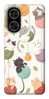 Чехол на Xiaomi Poco C71 Funny Kittens фото 1 из 1