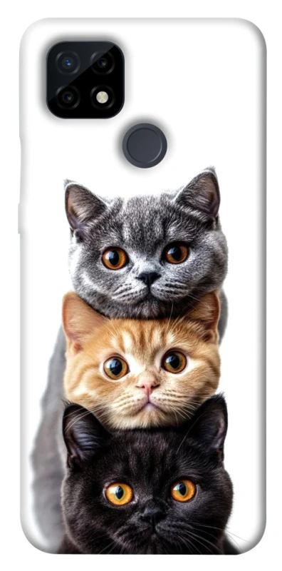 Чехол на Realme C21 Красивые котики фото 1 из 1
