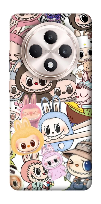 Чехол на Oppo Reno 12 F 4G/5G All Labubus фото 1 из 1