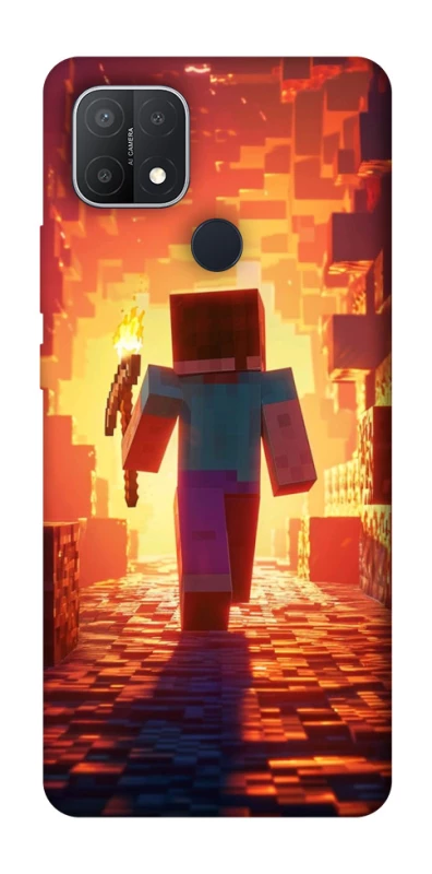 Чохол на Oppo A15s / A15 Minecraft adventure фото 1 з 1